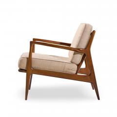 Ib Kofod Larsen Kofod Larsen for Selig Mid Century Danish Lounge Chairs Pair - 4529114