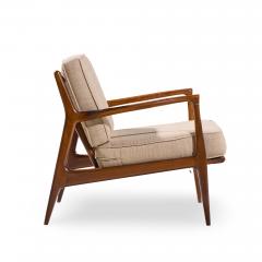 Ib Kofod Larsen Kofod Larsen for Selig Mid Century Danish Lounge Chairs Pair - 4529116