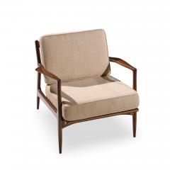 Ib Kofod Larsen Kofod Larsen for Selig Mid Century Danish Lounge Chairs Pair - 4529119