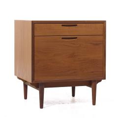 Ib Kofod Larsen Kofod Larsen for Selig Mid Century Danish Teak Nightstands Pair - 3925401