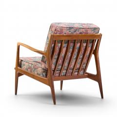 Ib Kofod Larsen Kofod Larsen for Selig Mid Century Danish Walnut Lounge Chair - 4569311