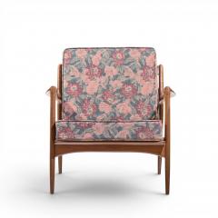 Ib Kofod Larsen Kofod Larsen for Selig Mid Century Danish Walnut Lounge Chair - 4569312