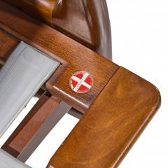 Ib Kofod Larsen Kofod Larsen for Selig Mid Century Danish Walnut Rocking Lounge Chair - 4517786