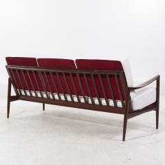 Ib Kofod Larsen Kofod Larsen for Selig Mid Century Danish Walnut Sofa - 3829438