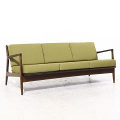 Ib Kofod Larsen Kofod Larsen for Selig Mid Century Danish Walnut Sofa - 4202296