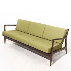 Ib Kofod Larsen Kofod Larsen for Selig Mid Century Danish Walnut Sofa - 4202304