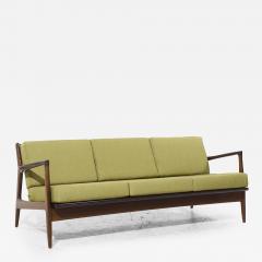 Ib Kofod Larsen Kofod Larsen for Selig Mid Century Danish Walnut Sofa - 4203850