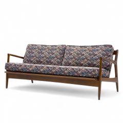 Ib Kofod Larsen Kofod Larsen for Selig Mid Century Walnut Sofa - 4359508