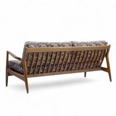 Ib Kofod Larsen Kofod Larsen for Selig Mid Century Walnut Sofa - 4359510