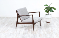 Ib Kofod Larsen Mid Century Modern Sculpted Lounge Chair by Ib Kofod Larsen for Selig - 2507665