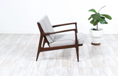 Ib Kofod Larsen Mid Century Modern Sculpted Lounge Chair by Ib Kofod Larsen for Selig - 2507666