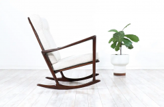 Ib Kofod Larsen Mid Century Modern Sculpted Rocking Chair by Ib Kofod Larsen for Selig - 2507677