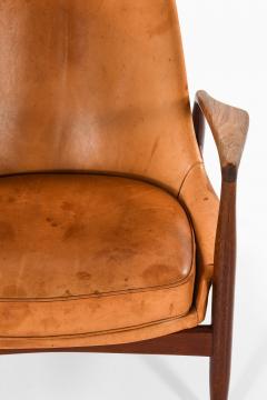 Ib Kofod Larsen Pair of Easy Chairs in Teak and Leather by Ib Kofod Larsen 1950s - 4369939