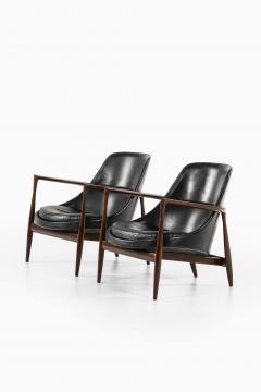 Ib Kofod Larsen Pair of Elizabeth Chairs in Weng and Leather by Ib Kofod Larsen 1956 - 4759028