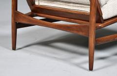 Ib Kofod Larsen Pair of Ib Kofod Larsen Spear Lounge Chairs for Selig - 4729800