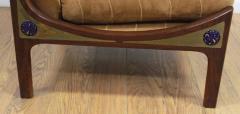 Ib Kofod Larsen Pair of Ib Kofod Larsen Wenge Lounge Chairs for the Megiddo Collection - 673730