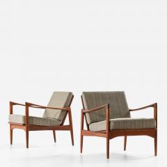 Ib Kofod Larsen Pair of Kandidaten Teak Easy Chairs by Ib Kofod Larsen 1950s - 4614340