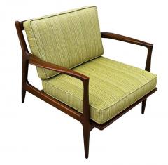 Ib Kofod Larsen Pair of Mid Century Danish Modern IB Kofod Larsen Lounge Chairs in Walnut - 2059039