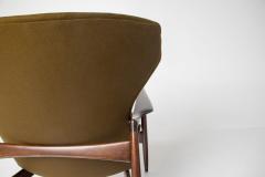 Ib Kofod Larsen Rare Ib Kofod Larsen Wingback Lounge for Selig - 4577349
