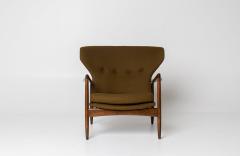 Ib Kofod Larsen Rare Ib Kofod Larsen Wingback Lounge for Selig - 4577353