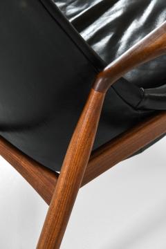 Ib Kofod Larsen S len Easy Chairs in Leather and Teak by Ib Kofod Larsen 1950s - 4758877