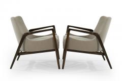 Ib Kofod Larsen Scandinavian Modern Easy Lounge Chairs by Ib Kofod Larsen 1950s - 764955