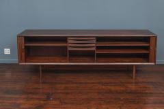 Ib Kofod Larsen Scandinavian Modern Large Rosewood Credenza - 2556434