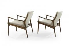 Ib Kofod Larsen Scandinavian Modern Lounge Chairs by Ib Kofod Larsen in Mohair - 981644
