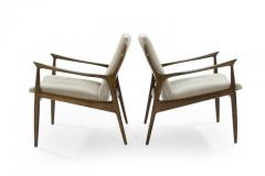 Ib Kofod Larsen Scandinavian Modern Lounge Chairs by Ib Kofod Larsen in Mohair - 981645