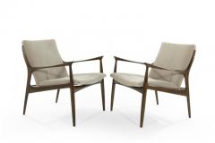 Ib Kofod Larsen Scandinavian Modern Lounge Chairs by Ib Kofod Larsen in Mohair - 981646