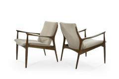 Ib Kofod Larsen Scandinavian Modern Lounge Chairs by Ib Kofod Larsen in Mohair - 981648