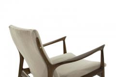 Ib Kofod Larsen Scandinavian Modern Lounge Chairs by Ib Kofod Larsen in Mohair - 981649