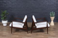 Ib Kofod Larsen Sculpted Lounge Chairs by Ib Kofod Larsen for Selig - 3943446