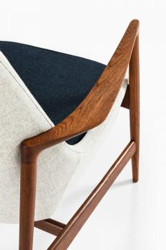 Ib Kofod Larsen Set of 2 Easy Chairs in Wool and Teak by Ib Kofod Larsen 1950s - 4507723