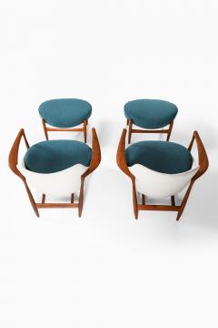 Ib Kofod Larsen Set of Easy Chairs in Wool and Teak by Ib Kofod Larsen 1956 - 4564985