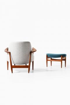 Ib Kofod Larsen Set of Easy Chairs in Wool and Teak by Ib Kofod Larsen 1956 - 4564988