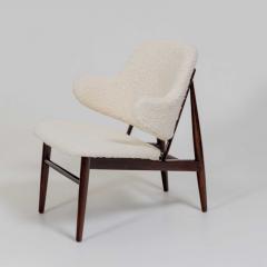 Ib Kofod Larsen Shell Lounge Chair Denmark Mid 20th Century - 4370115