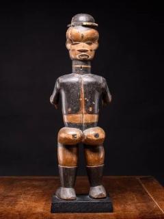 Ibibio Anthropomorphic Standing Male Janus Figure Nigeria - 4267761
