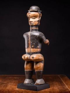 Ibibio Anthropomorphic Standing Male Janus Figure Nigeria - 4267763