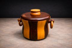 Ice Bucket in Imbuia and Brazilian Hardwood Unknown 1960s - 4546517