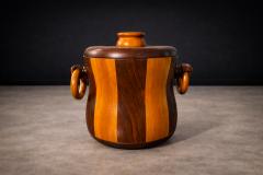 Ice Bucket in Imbuia and Brazilian Hardwood Unknown 1960s - 4546518