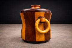 Ice Bucket in Imbuia and Brazilian Hardwood Unknown 1960s - 4546519