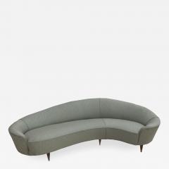 Ico Luisa Parisi Curved Sofa Design Ico Luisa Parisi with Structure and Legs in Wood - 846521