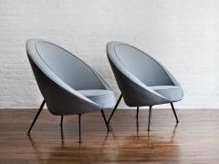Ico Luisa Parisi Ico Luisa Parisi Rare pair of Egg Chairs model no 813 - 4163818