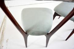 Ico Luisa Parisi Set of Six Ico and Luisa Parisi Dining Chairs by Ariberto Colombo 1952 - 3574451