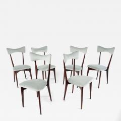 Ico Luisa Parisi Set of Six Ico and Luisa Parisi Dining Chairs by Ariberto Colombo 1952 - 3590725