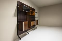 Ico Luisa Parisi Urio Wall System in Rosewood by Ico and Luisa Parisi for MIM Roma Italy 1957 - 3633369