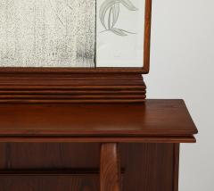 Ico Parisi 1940s Art Deco Style Italian Hallway Console And Mirror Ico Parisi Style - 4077575