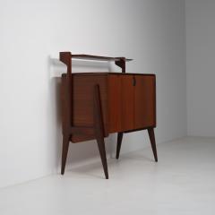 Ico Parisi 1950s Italian Sideboard in Exotic Wood with Oak Interior and Brass Detail - 4386727