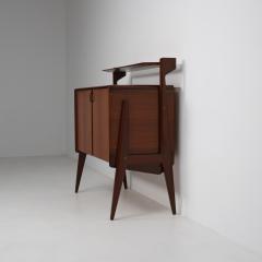 Ico Parisi 1950s Italian Sideboard in Exotic Wood with Oak Interior and Brass Detail - 4386730